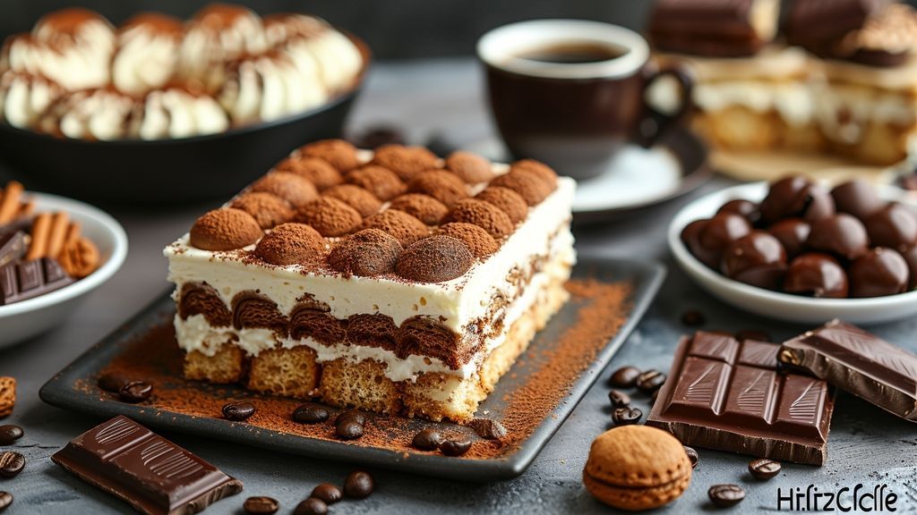 Servir le tiramisu